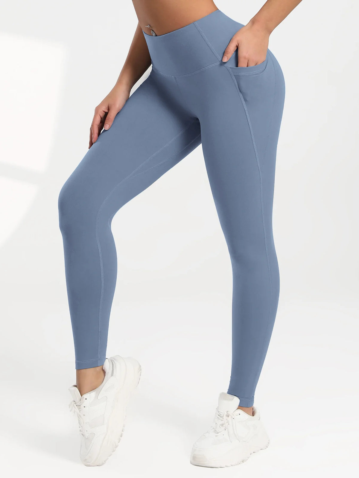 CHRLEISURE 1/3/4 PCS Seamless Yoga Pants High Waist Butt Lifting Workout Tights with Pockets Slim Elastic Women Fitness Leggings