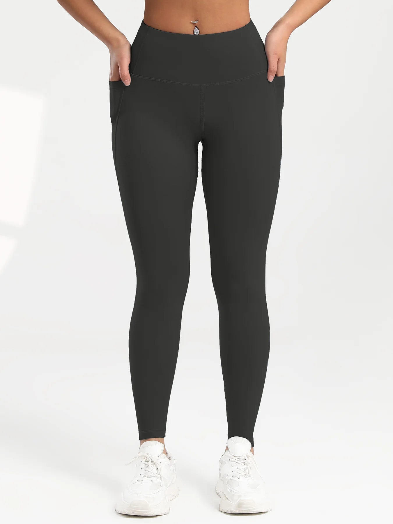 Elevate Your Workout with CHRLEISURE High Waist Seamless Yoga Pants - Butt Lifting, Slim Fit Leggings with Convenient Pockets for Women