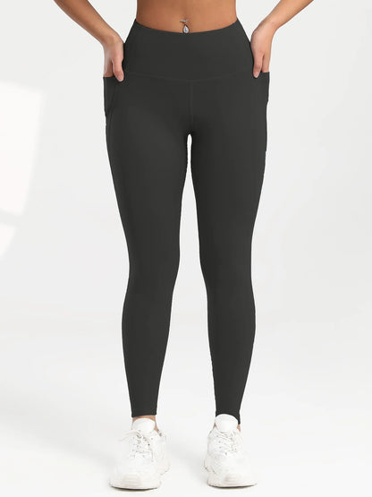 Elevate Your Workout with CHRLEISURE High Waist Seamless Yoga Pants - Butt Lifting, Slim Fit Leggings with Convenient Pockets for Women