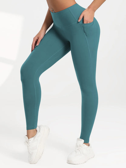 CHRLEISURE 1/3/4 PCS Seamless Yoga Pants High Waist Butt Lifting Workout Tights with Pockets Slim Elastic Women Fitness Leggings
