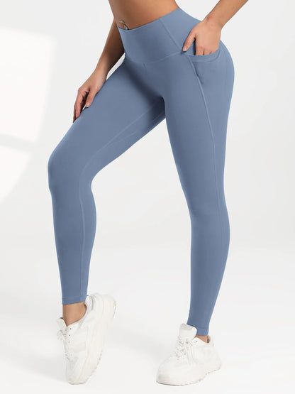 CHRLEISURE 1/3/4 PCS Seamless Yoga Pants High Waist Butt Lifting Workout Tights with Pockets Slim Elastic Women Fitness Leggings