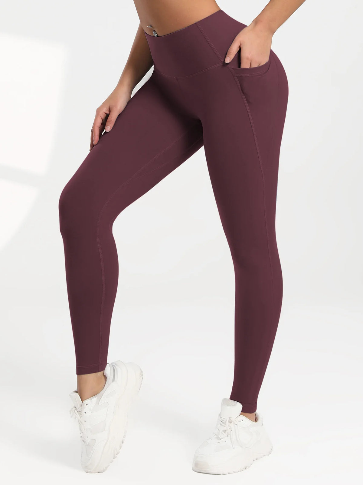 CHRLEISURE 1/3/4 PCS Seamless Yoga Pants High Waist Butt Lifting Workout Tights with Pockets Slim Elastic Women Fitness Leggings